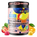 NSF Certified Creatine Gummy 5g - Kreatinmonohydrat Gummies - Pre-Workout Energy & Muscle Growth Support för män och kvinnor | Strawberry Orange Electrolyte Gummies (135 greve)