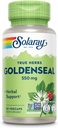 SOLARAY Goldenseal Root 550mg - Golden Seal Capsules - Herbal Supplements for Wellness Support - Non-GMO, Vegan, Gluten Free, Lab Verified, 60-dagars pengar tillbaka garanti, 50 portioner, 50 VegCaps