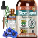 Rejuvica Health DigestaPro - Advanced Digestive Bitters Supplement - Liquid Delivery för bättre Absorption - Gentian, Artichoke, Burdock, Chanca Piedra, Ginger & More!