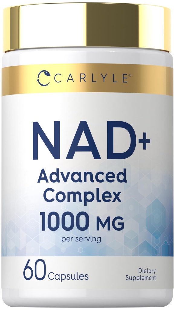 Carlyle NAD+ Supplement for Women & Men | 1000 mg | 60 Capsules