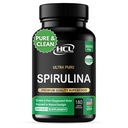 Spirulina Powder Capsules 3000 mg - Purest Non-Irradiated Blue Green Algae - Bästa Raw Vegan Protein - Grönt Superfood - Naturliga multivitaminer - 180 piller tillverkade i USA