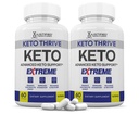 Keto Thrive Keto ACV Extreme Pills 1675MG Keto Support Blend Capsule Alternative till Keto ACV Formulerad med Apple Cider Vinegar Extra Virgin Olive Oil Powder Green Tea Leaf 120 kapslar
