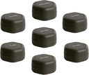 Cadence Travel Containers - Pill Case Set - Magnetic Travel Capsules, Daily Medicine Organizer för piller, kosttillskott och vitaminer - 7 Flex Smalls (0.56oz) för Weekly Pill Organizer - Charcoal