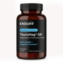Endur TAUROMAG-SR Magnesium N-Acetyltaurinate, Brain Health Supplement, hjälper till att främja minnesfunktion, Gluten Free, 375mg (90 tabletter)