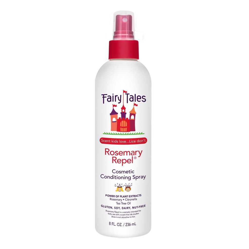 Fairy Tales Rosemary Repel Daily Kids Conditioning Spray - Barn som lukten, Lice Do Not, 8 fl oz. (Pack av 1)