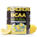 Nutrology BCAA Natural - Plant Based BCAA Powder, Lemonade Flavor, Optimerad 2:1:1 Ratio Amino Acids Powder för Pre Workout & Post Workout Recovery, Vegan, Gluten-Free, Non-GMO, 30 Servings