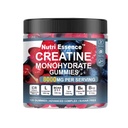 Kreatinmonohydrat Gummies, Sugar Free Advanced Complex, 8000mg med BCAA, L-Carnitine, Taurine, B6, B12, 120 greve