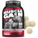 Bully Max 2-i-1 Muscle Builder Chewable Tablets för valpar och vuxna hundar - valp och hund vitaminer och tillskott för muskelvinst och tillväxt - Ultimate Canine Multivitaminer för alla raser och åldrar - 60 flikar