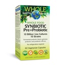 Naturliga faktorer Hela livsmedelssynbiotiska Pre + Probiotiska 10 miljarder - Organic Gut & Digestive Health Supplement - Icke-GMO, Gluten-Free & Dairy-Free - 60 vegetariska kapslar (60 portioner)