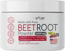 Beet Root Powder - Nitric Oxide Boost and Heart Health - Non-GMO Superfood Supplement - Natural Berry Mix smak, 30 portioner