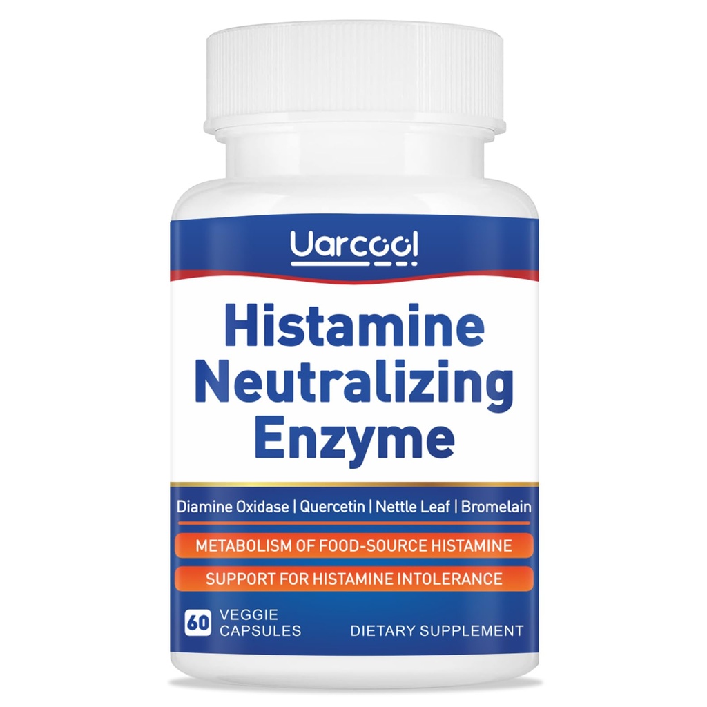 DAO Enzyme Supplement Histamine Diamine Oxidase Supplement för Smooth Digestion - Tillverkad i USA - 60 Softgels