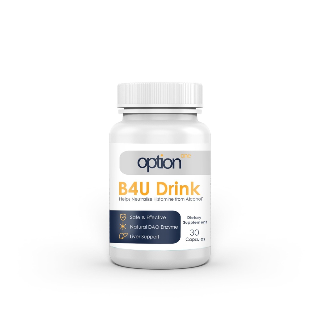 Alternativ en B4U-dryck - DAO Enzyme Plus Liver Support - 30 Caps - Diamin Oxidase