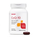 GNC CoQ-10 400mg - Heart Health & Cellular Energy Support Dietary Supplement - Antioxidant for Healthy Cardiovascular System - Easy to Swallow Softgels - Gluten-Free - 60 Count (60 Servings)