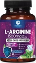 L-Arginine Complex - Extra Strength Nitric Oxide Booster Supplement - Premium Energy Blend för Natural Heart Health & Muscle Support - Non-GMO, Made for Men & Women, Bottled USA - 60 kapslar