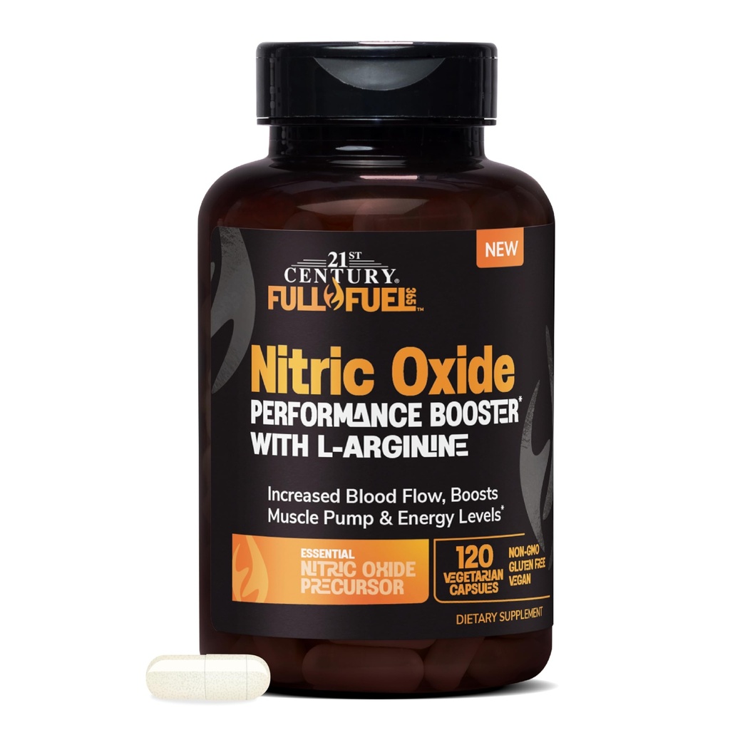 21st Century Full Fuel 365 Nitric Oxide Performance Booster med L-arginin