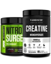 Jacked Factory Nitrosurge Pre-Workout i Black Cherry & Creatine Monohydrat för män och kvinnor