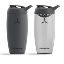 Promixx PURSUIT Protein Shaker Bottle 2-Pack - Premium Sports Blender Bottles för proteinblandningar och Supplement Shakes - 1 Stainless Steel 550ml, 1 Ecozen 700ml - Graphite Gray