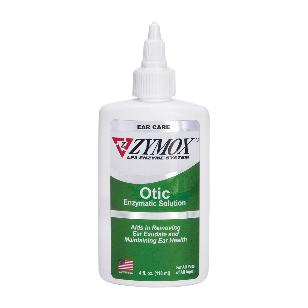 Pet King Brands Zymox Otic Enzymatic Solution for Dogs and Cats to Soothe Ear Infections Without Hydrocortisone for Itch Relief, 4oz