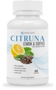 Citron och kaffe fettbrännare - för män och kvinnor - Bränn fett, öka ämnesomsättningen, öka energinivåer, hjälp i aptitkontroll, höja fokus - 60 kapslar