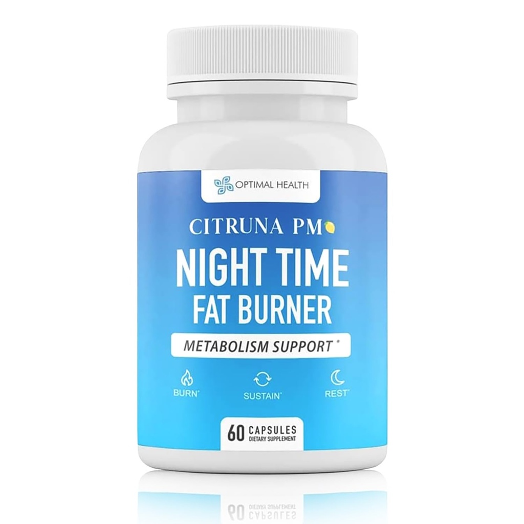 PM Night Time Weight Loss Supplement för Män & Kvinnor- Naturlig viktminskning piller infunderas med Ashwagandha, Lemon Balm, 5-HTP - Appetite Control Night Time Fat Loss Pills - 60 kapslar