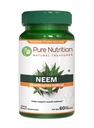 Pure Nutrition Neem Capsules 700mg. (Equivalent till 2600mg Neem Leaf Powder och Bark Powder) Non GMO | När dagligen | 60 dagars leverans.
