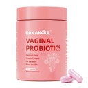 BAKAKOUL Vaginal Probiotic med Prebiotics & Lactobacillus Probiotic Blend pH Balance för kvinnor,Vaginal Health Supplement,Reduce Vaginal Odor & Vaginal Flora,100 Count (Pack av 1)