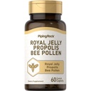 Piping Rock Royal Jelly Propolis Bee Pollen | 60 Caplets | Vegetarisk, icke-GMO, Gluten fri tillägg