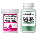 Läkarens CHOICE Women's Probiotic 30ct + Bloat & Gas Probiotic 30ct - Avancerad Digestive Health Bundle för kvinnor