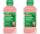 Grundläggande vårdfördelar vård Electrolyte lösning med prevital prebiotika, jordgubbslemonad, Hydration Drink, repenish Electrolytes, Fluid & Zink, 33,8 Fl Oz (Pack av 2)