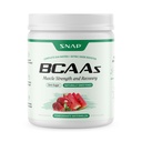 Snap Supplements BCAA Powder - 5g Vegan Branched Chain Amino Acids (2:1:1 Leucine Isoleucine Valine) + Essential Amino Acids with Nitric Oxide Booster, 30 Servings, Pomegranate Watermelon
