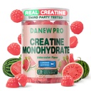 Kreatinmonohydrat Gummies 5000mg för män och kvinnor, kreatinmonohydrat för muskelstyrka, muskelbyggare, energiboost, pre-workout tillskott (120 greve)-Watermelon smak