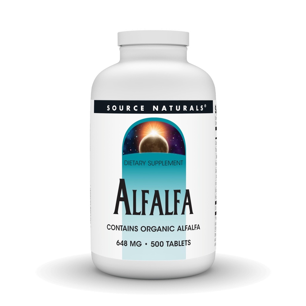 Källa Naturals Alfalfa 10 Grain Dietary Supplement - 500 Tabletter