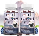 Shilajit Gummies for Men & Women, Shilajit Pure Himalayan Original Multi-Supplement, Shilajit Ashwagandha & High in Trace Minerals & Fulvic Acid for Energy, Strength & Immunity, 60 Servering