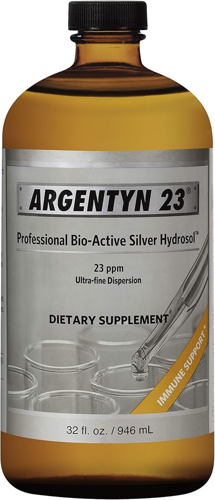 Argentyn 23 Silver Hydrosol - 32 oz av Natural Immogenics