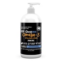 Omegease Fish Oil for Dogs & Cats - Finest for Pets Omega 3 for Cats & Dogs - Supplement for Skin & Coat, Itching, Shedding, Joints & Immune Health - 100% Pure Omega Fish Oil med EPA & DHA (8 oz)
