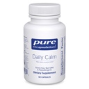 Rena inkapslingar Daily Calm - Vegan Stress & Sleep Support Supplement - Innehåller Ashwagandha, Saffron, GABA & L-Theanin - Non-GMO, Soy-Free & Gluten-Free - 60 kapslar