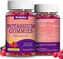 2 Pack Kalium Supplement Gummies 1000mg, Kalium Gummies för vuxna, Support Leg Cramps & Muscle Health - Vegan, Non-GMO, 120 Räkna