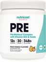 Nutricost Pre-Workout pulver för kvinnor, Peach Mango, 30 portioner