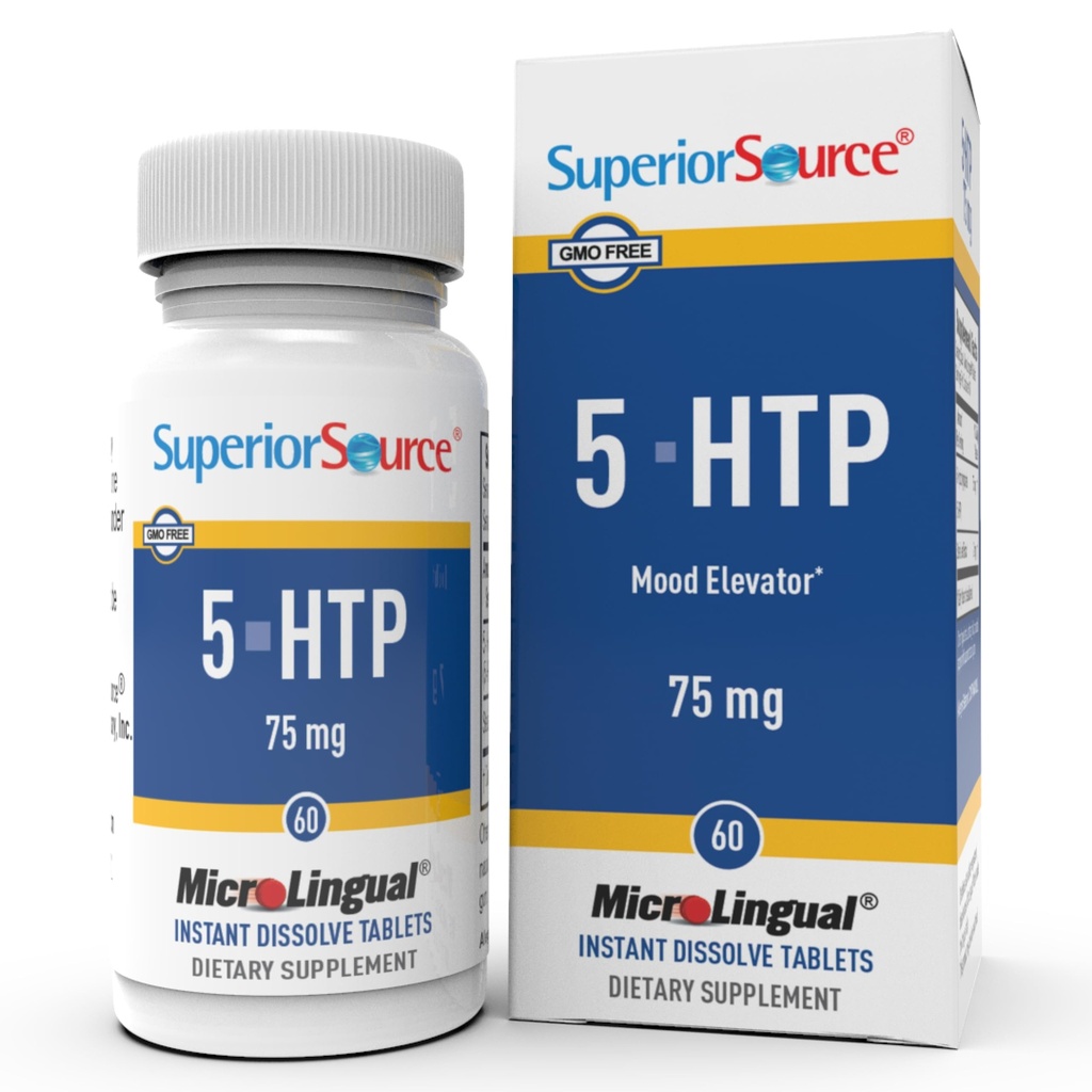 Överlägsen källa 5-HTP 75mg. (60 tabletter)