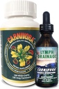 Carnivora Den ultimata Combo - Vegi Caps och Lymph Drainage för att stödja Immune System och spola ut avfall (Bundle med 1 flaska Vegi Caps och 1 flaska Lymph Drainage)