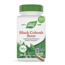 Naturens Way Black Cohosh Root, traditionellt stöd för kvinnors hälsa*, 540 mg per servering, icke-GMO-projekt verifierat, 100 kapslar