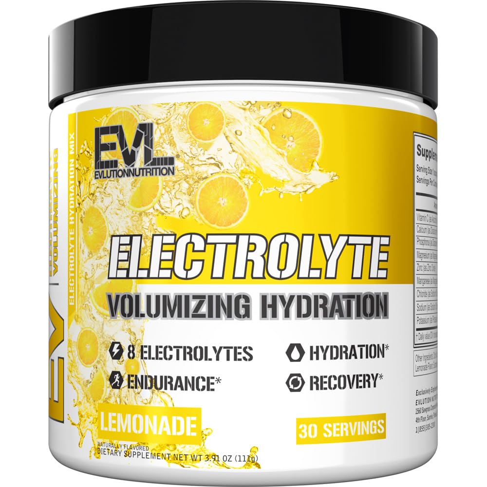 Ultimate Electrolytes Powder Hydration Drink - Quick Replenishing Hydration Powder Drink Mix med 8 Key Electrolytes och antioxidanter - Vegan Gluten Free Keto Friendly Blend (Lemonade)