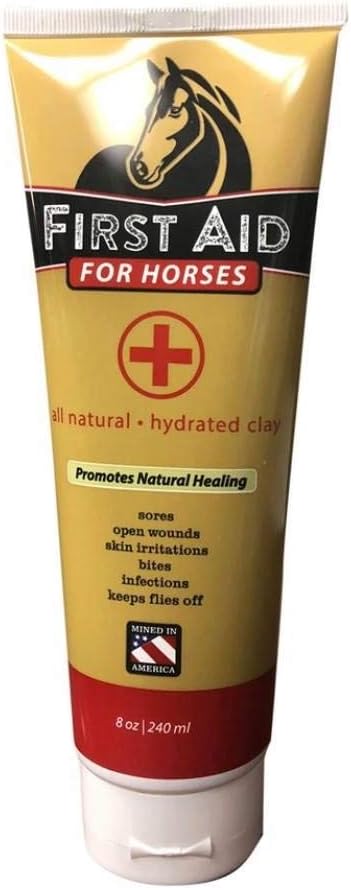 REDMOND Första hjälpen All Natural Hydrated Clay för hästar, 8 Ounce Tube