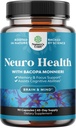 Nootropic Brain Supplement för Memory and Focus Support - Vitaminer för Mental Support & Clarity med Bacopa Monnieri, VIT A, B6, Riboflavin, Niacin, Thiamin & Folate - Kognitiv Komplex - 90 Ct