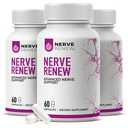 NERVE RENEW Advanced Nerve Support - 300 mg stabiliserad R-Alpha Lipoic Acid, Vitamin B Complex, Benfotiamine, örter för snabbverkande stöd