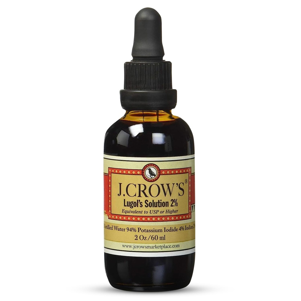 J.CROW'S® Lugols lösning av jod 2% 2oz