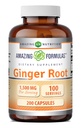 Fantastiska formler Ginger Root 4:1 Supplement | 1500 Mg Per Servering | 200 kapslar Supplement | Icke-GMO | Gluten Free | Made in USA