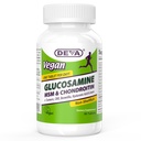 DEVA Vegan Glukosamin MSM & Chondroitin + Turmeric, CMO, Boswellia, Hyaluronic Acid & More, förbättrad icke-Animal Formel, 90 tabletter