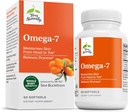 Terry Naturligt Omega-7 - Kosttillskott med väsentliga fettsyror - Näringstillskott för att stödja hudhälsa med Sea Buckthorn, Berry Pulp & Seed Oil - 60 Softgels (Pack of 2)
